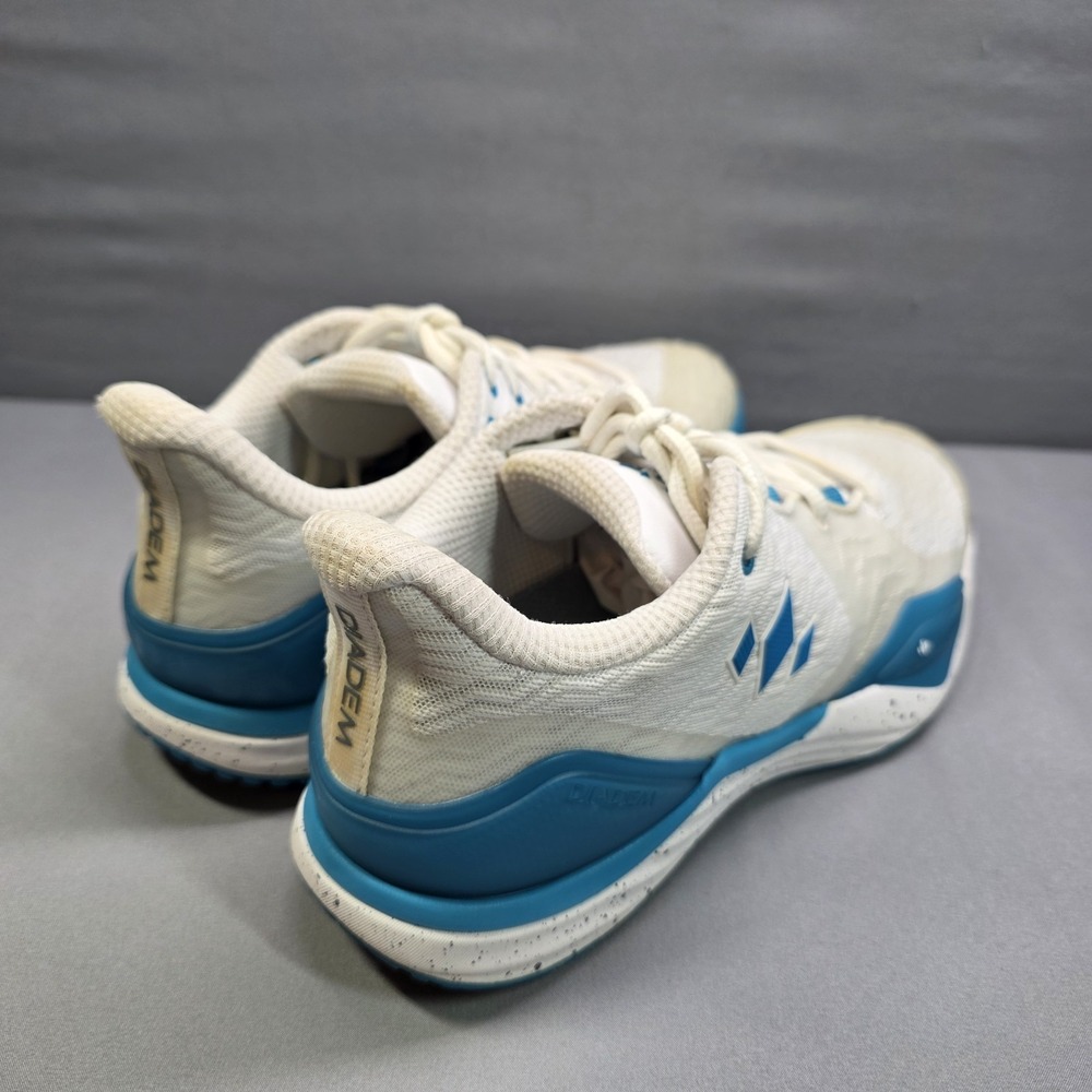 Diadem Court Burst Tennis Pickleball Shoes White Blue Womens 8.5 - Picture 8 of 16